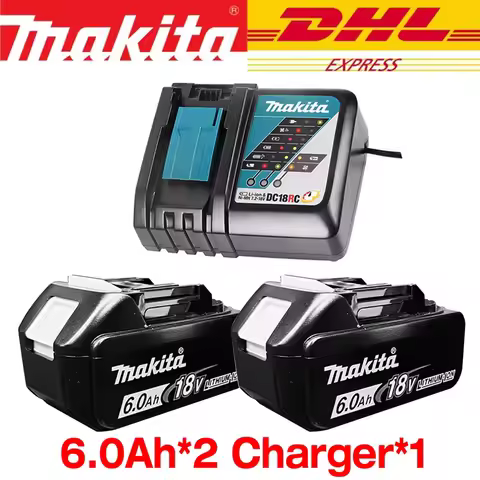 100% original Makita 18V battery 6.0Ah 9.0AH rechargeable battery, Makita BL1840 BL1830B BL1830B pow