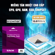 Genuine premium Thermal Pad SNOWMAN 16.8 W/mk 120x120mm heatsink for GPU heatsink Chipset M.2 SSD ha