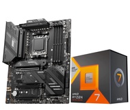 AMD Ryzen 7 7800X3D CPU Processor Bundle with MSI MAG X670E Tomahawk WiFi Gaming Motherboard (AM5, D