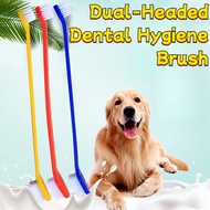 Easy Teeth Cleaning Kit for Dogs & Cats | Dual-Headed Dental Hygiene Brush Set