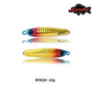 60g (Fatboy) V2 - Handmade Jigging Lure Kurodai Bilis GOLDWING (Light Jig / Micro Jig)