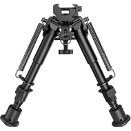 CVLIFE 6-9 Inches Bipod Adjustable Spring Return with Picatinny Adapter | 5 Adjustable Height, Alumi
