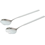 Wahheifureizu Bibimbap Spoon Set of 2, Round Plate & Split Spoon, Taste Exploration: Korean Edition 
