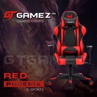 (FREE SHIPPING WITHIN KLANG VALLEY) GTGAMEZ Gaming Chair GMZ-GC-YG-725 Racing Video Game Chair with Ergonomic Backrest and Seat Height Adjustment and Pillows Recliner Swivel Rocker Headrest and Lumbar Tilt E-Sports