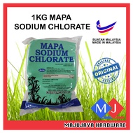 MAPA Sodium Chlorate 99% Herbicide Mixture Garam Campuran Mapa Sodium Racun Rumput dan Buluh ( 1 KG 