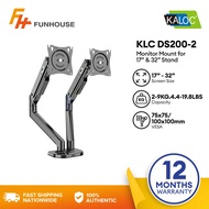 Funhouse | KOORUI X KLC DS200-2 Monitor Arm Mount Stand for 2 pcs 17 inch to 32 inch Monitor