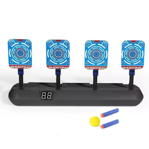 Electric Soft Bullet Gun Target with Electronic Scoring And Auto Reset Function For Nerf Pistol Rifl
