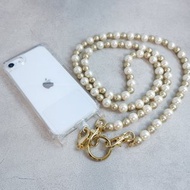 雙色智能手機肩帶（米色）