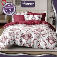 CADAR COMFORTER 5D (7IN1) SET WITH COMFORTER 1000 THREAD COUNT PREMIUM QUALITY BEDSHEET