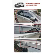 GWM Haval H6 Stainless Steel Design Door Visor Injection