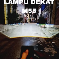 GROSIR! Lampu tembak led mt star m55 biled matrix shroud ring devil jauh dekat