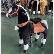 ม้าโยกล้อเลื่อนขี่ได้เหมือนจริง มี 2 ขนาด ให้เลือก (M-L) Ride on horse ขนนิ่มมาก เกรดดีพรีเมี่ยม พร้