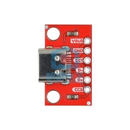 Type-c Female Female Socket Test Board USB3.1 16P to 2.54 High Current Power Adapter Board Module