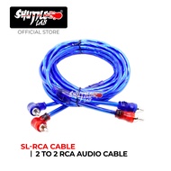 SHUTTLE LAB RCA Audio Copper Cable Amplifier 2 TO 2 RCA Cable 0.5M 1.0M 2.0M 3.0M 4.5M 1TO2 2TO1