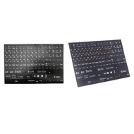 1Pc Full Size Russian Keyboard Stickers Letter Alphabet Layout Sticker Key for Laptop Desktop PC Rus