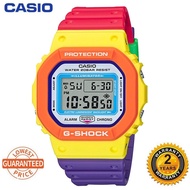 DW-5610DN-9 Rainbow Digital Resin Watch DW5600 DW5600BB Man's Hand Clock Sports Watch straps accesso