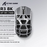 Chuột Gaming Không Dây Attack Shark R2 Magie Siêu Chip PAW3950 MAX Thế Hệ Mới Polling Rate 8K 42000D