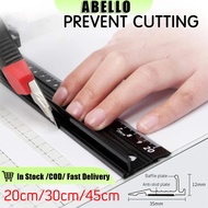 Metal Ruler Aluminum Straight Ruler Advertising Cutting Marking Ruler Thickened Anti-slip Ruler