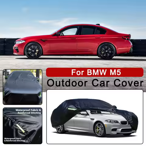 Outdoor Car Cover Waterproof Dustproof UV Sun Protection, Full Car Protector Exterior Accessories Fo