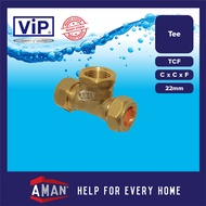 ViP 22mm Compression Brass Fittings Pipe Fitting Elbow Equal CC Reducing Elbow CC Reducing Socket CC