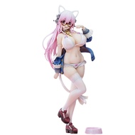 Zones.Toy （No Box） SoniComi (Super Sonico) - Sonico - White Cat Ver. Waifu Figure（No Box）