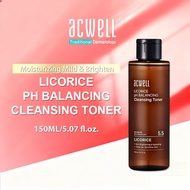 ACWELL Licorice pH Balancing Cleansing Toner | 5.1 fl.oz, pH5.5 Hydrating Makeup-Removing