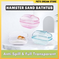 Large Hamster sand bathtub hamster transparent sand bath box bathroom hamster toilet hamster playgro