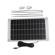 [9NEW] 10W 12V Monocrystalline  for Solar Panel with DC Cable for Outdoor Garden