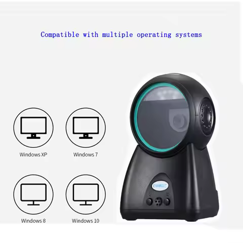 Supermarket Pharmacy Barcode Reader Platform Desktop QR Code Scaner QR Code Scanning Cashier Payer U