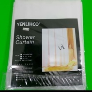 PUTIH Yenlihco shower curtain 200 x 200 white