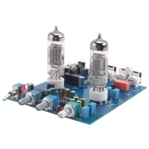 SQPP-Bluetooth Tube Preamplifier Fever Hifi 6J5 Bile Vacuum Tube Preamp NE5532 Pre Amplifier Tone Co
