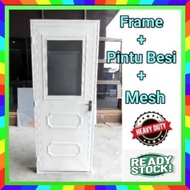 (Ready stock)Rumah Pintu Belakang *frame+pintu Besi+lock+net nyamuk*pintu mesh 3'7'