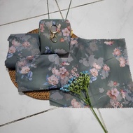 Dennf_15 jumbo Korean parachute mukena 2in1 Full beautiful motif Mini mukena