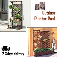 Carbonized Wooden Rack cedarwood Plant stand flower stand plant rack  for outdoor/ plant organizer