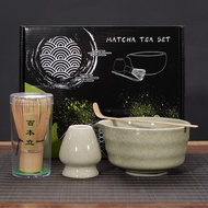 ชุดชงชาญี่ปุ่น(4/7 ชิ้น) ชุดชงชามัทฉะ ชุดชามมัทฉะ สไตล์ญี่ปุ่น (Chasen) ถ้วยชงมัทฉะ แปรงชงชา อุปกรณ