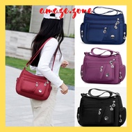𝙍𝙀𝘼𝘿𝙔 𝙎𝙏𝙊𝘾𝙆 𝐀𝐦𝐚𝐳𝐞.𝐙𝐨𝐧𝐞 Nevaeh Nylon Women's Handbag Sling Bag Tote Beg Tangan Wanita Wallet Shoulder