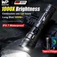 【WP】LED Torchlight ultra bright Portable waterproof Flashlight rechargeable IPX7 手電筒 強光 led 遠射 可充電