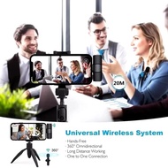 HP Wireless Mic Video Lavalier Microphone Portable Mic for Camera Vlog YouTuber Mini Lavalier Clip O