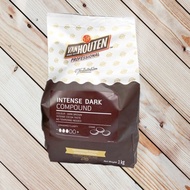 ☼VAN HOUTEN Chocolate Compound CoinBlock 1Kg DarkMilkWhite♢