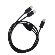 [Batch Over 2 Items] 1 Meter TYPE C to 2 Items TYPE C Charging Cable Charging 2 Items At the Same Ti