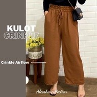 Daily Kulot Highwaish Cringkle airflow jumbo/kulot cringkle, kulot cringkle drawstring