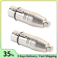 2Pcs XLR to  Adapter,  Female to XLR Female Adapter Jack Plug Adapter