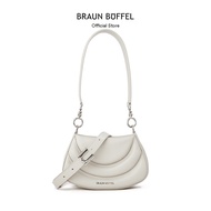 Braun Buffel Spiralig Small Shoulder Bag In Egret