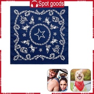 WIN 55x55cm Print Bandana Western Bandanas Fashion Neck Scarf Street Dance Headscarf Head Wrap Hipho