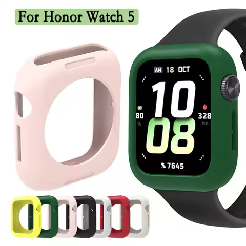 For Huawei Honor Watch 5 Silicone Case Protective Shell Decoration Soft and Light Watch Cover For Ho