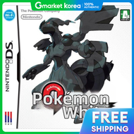 Nintendo | Ds 3Ds / Pokémon White Korean Version Used / Case Included / Manual Included