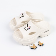 PLAYBOY  (เพลย์บอย)รุ่นCozy Foamy Sandals(O) รองเท้าแตะยางนุ่ม แพลตฟอร์ม รหัสST-HS254C138 ดีไซน์แบบส