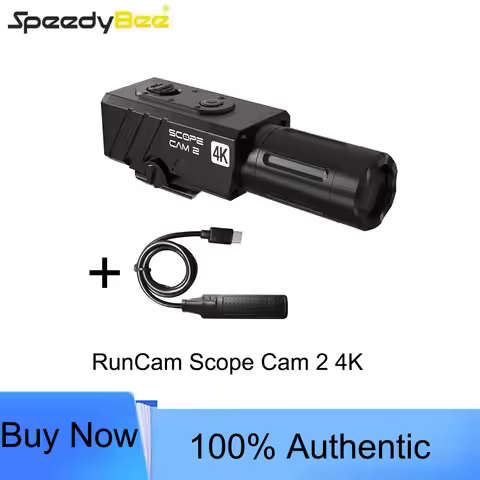 RunCam Scope Cam 2 4K Airsoft Camera Digital Zoom Customized Crosshairs IP64 Paintball WaterProof AP