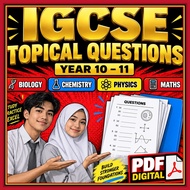 [INSTANT DELIVERY] IGCSE Past Papers Biology Chemistry Physics Mathematics | 0610 0620 0625 0580 Y10