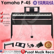 Yamaha P-45 P45 P 45 88 Key Digital Piano with Wooden Stand , Book Rest and Adaptor